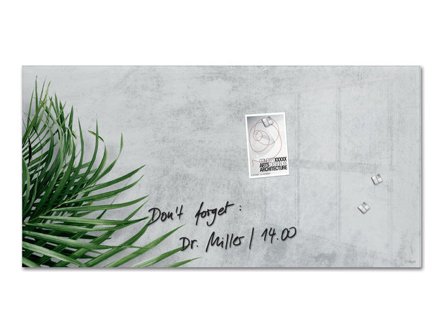 Glas-magneetbord Sigel Artverum Botanic 910x460x15mm