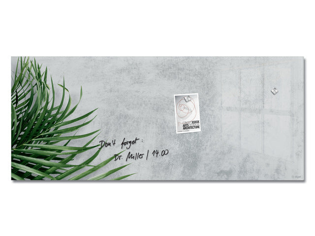 Glas-magneetbord Sigel Artverum Botanic. 1300x550x18mm