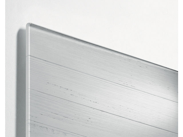 Glasmagneetbord Sigel mat WIT HOUT 1300x550x15mm 3 magn + bevestigingsmat.