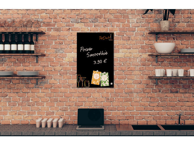 Glas-magneetbord Sigel Artverum Drinkmat. 400x600x15mm