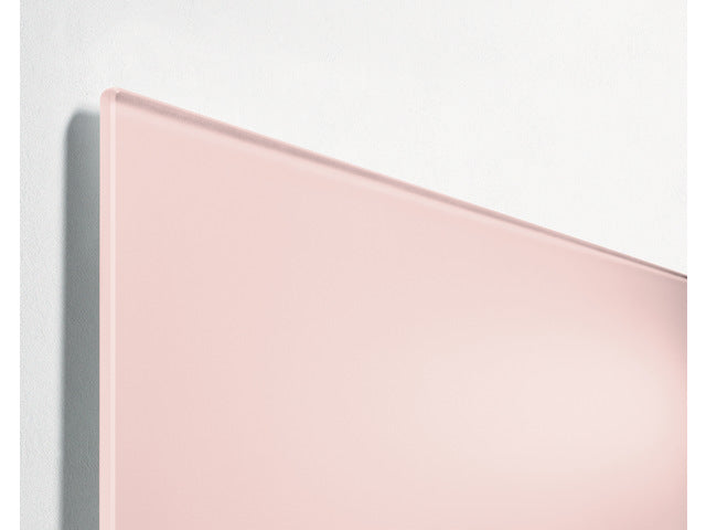 Glas-magneetbord Sigel Artverum mat rosé. 600x400x15mm