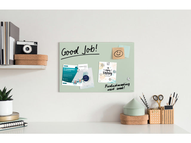 Glas-magneetbord Sigel Artverum mat munt. 600x400x15mm