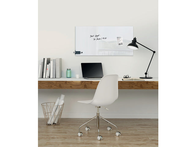 Stiftenhouder, antraciet, inclusief magnetische clip voor bevestiging aan het glas-magneetbord, kunststof, 75x37x35 mm, 1 st