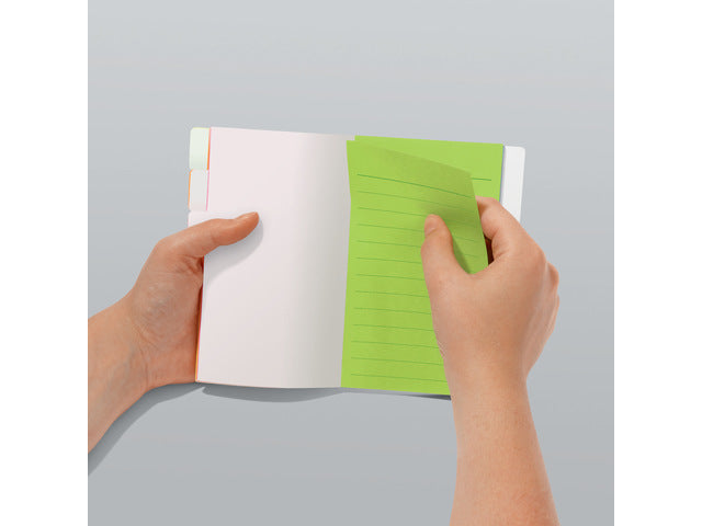 Tabmarker notities Sigel 98x148mm 6 kleuren 42 vellen