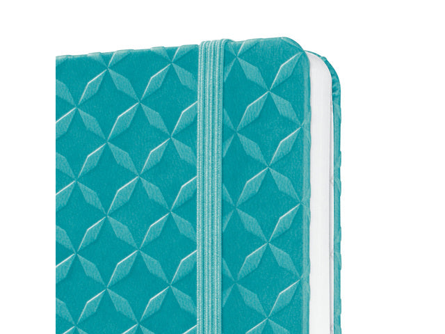 Benachrichtigungsbuch Sigel Jolie Flair A5 Hardcover mit gestricheltem Aqua-Grün