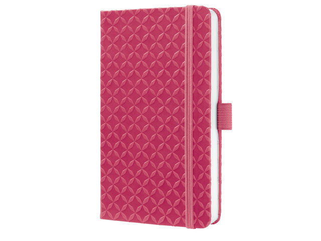 Benachrichtigungsbuch Sigel Jolie Flair A6 Hardcover geliniet Fuchsia rosa