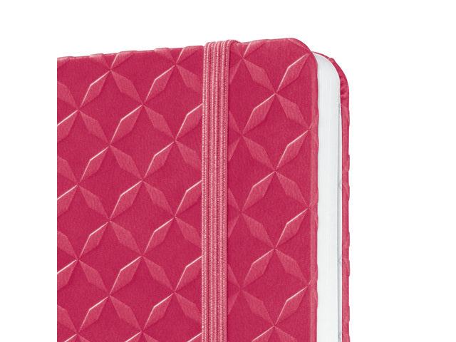 Benachrichtigungsbuch Sigel Jolie Flair A5 Hardcover mit gestricheltem Fuchsia-Rosé