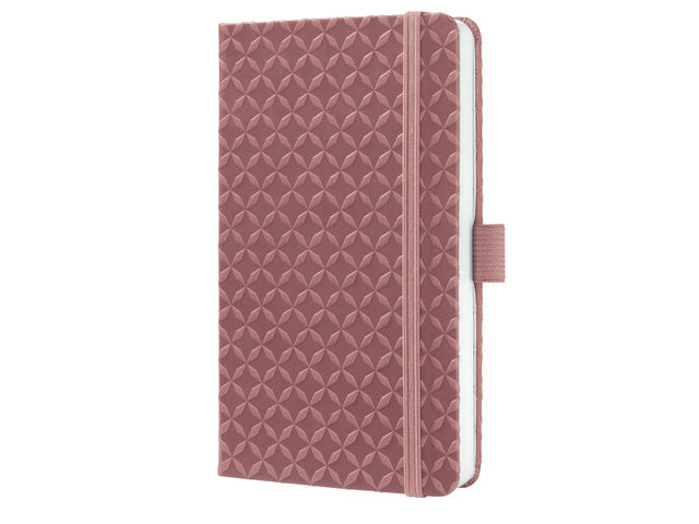 Notitieboek Jolie Flair A6 stoffig rood gelinieerd hardcover