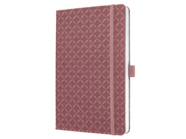 Notitieboek Jolie Flair A5 stoffig rood gelinieerd hardcover