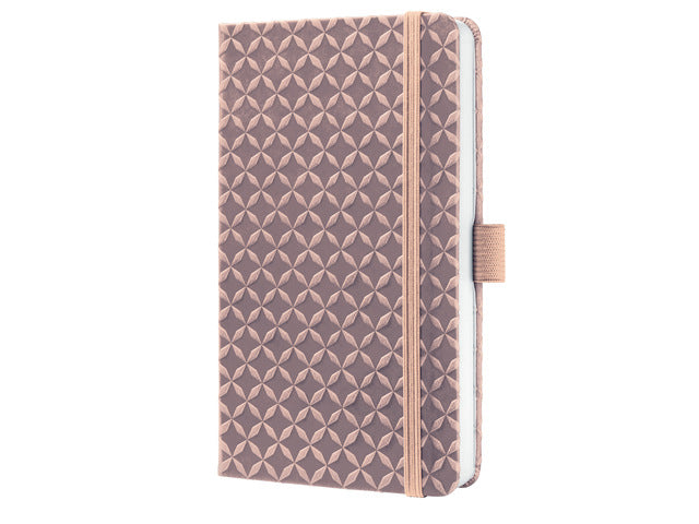 Notitieboek Jolie Flair A6 parelroze gelinieerd hardcover