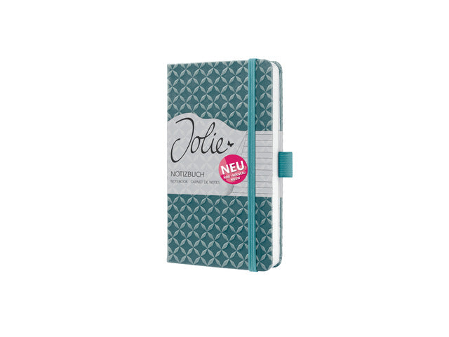 Notitieboek Jolie Flair A6 oceaanblauw gelinieerd hardcover