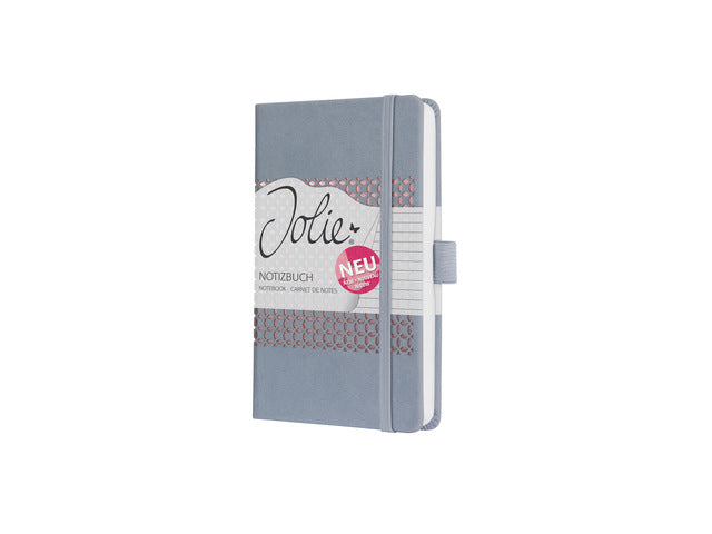 Notitieboek Sigel Jolie Impress A6 hardcover gelinieerd 'Glacier Grey'