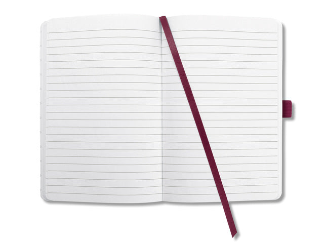 Notitieboek Sigel Jolie Beauty A6 hardcover gelinieerd roze