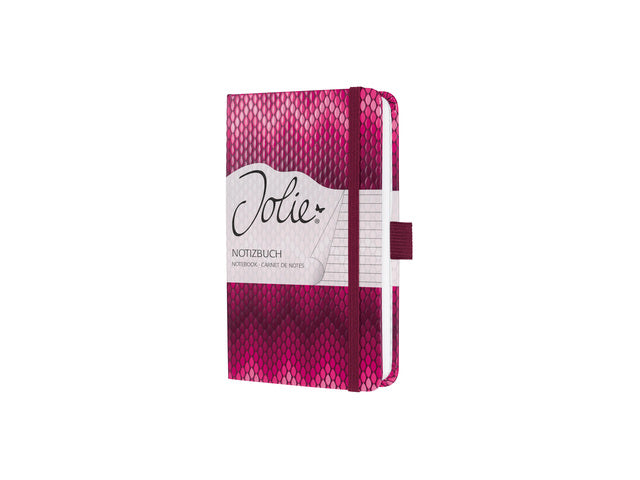 Notitieboek Sigel Jolie Beauty A6 hardcover gelinieerd roze
