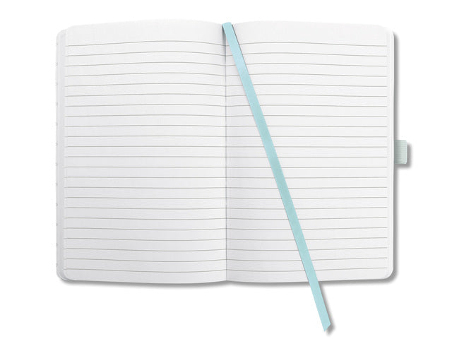 Notitieboek Sigel Jolie Beauty A5 hardcover gelinieerd lichtblauw
