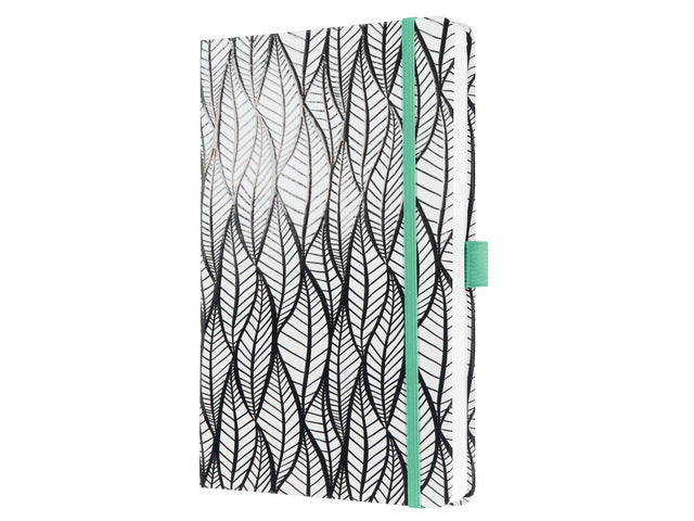 Notitieboek Sigel Jolie Beauty A5 hardcover gelinieerd 'Gewitte bladeren'