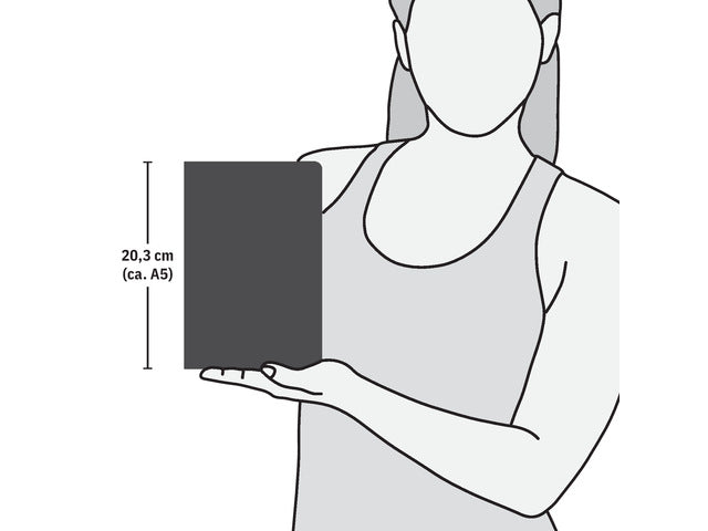 Notizbuch Jolie Beauty A5 Loose Florals Pink 174blz 80g geliniet