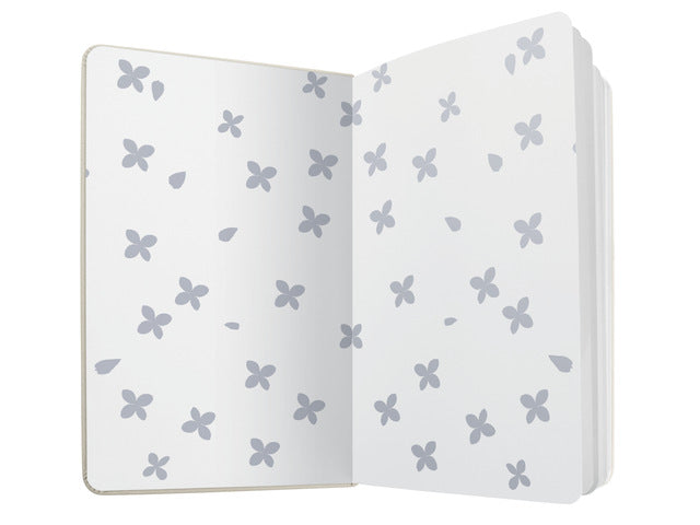 Notitieboek Jolie A5 Bloom Yellow HC, 174pag gelinieerd.