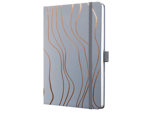 Notitieboek Jolie Beauty A5 GREY MERINGUE gelinieerd 174pag 80gr HC