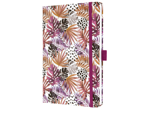 Notitieboek Jolie Beauty A5 APRICOT JUNGLE FEVER gelinieerd 174pag 80gr HC