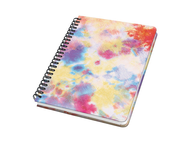 Notitieboek Jolie Inspire A5 spiraal Batik Holi. Punt-uitgelijnd. 120pagina's, 100grams papier. Hardcover