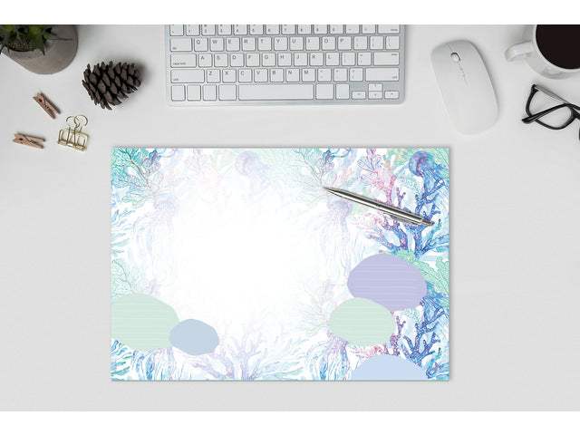 Weekplanner Beauty A4 liggend met GRATIS bureauonderlegger Underwater Miracles (JS104)