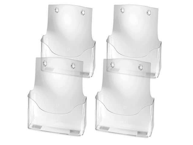 Maphouder Sigel tafelmodel A4 transparant acryl 1 vak