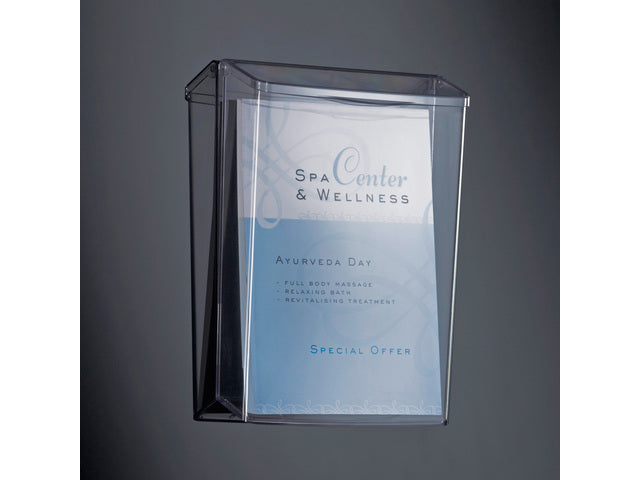 Buitenmaphouder Sigel wandmodel A4 transparant acryl voor