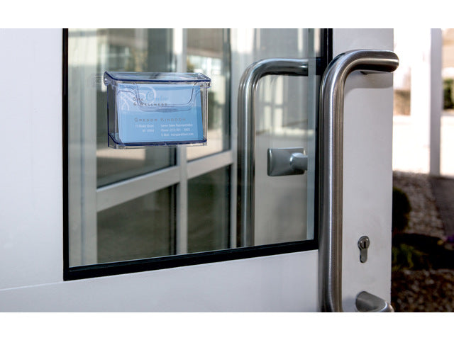 Buitenvisitekaarthouder Sigel Zauberstabmodell 105x76x45mm transparentes Acryl