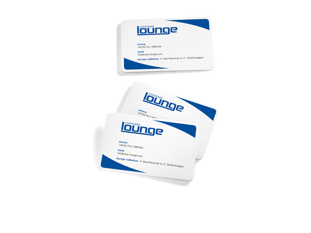 Visitenkarte 3C 225g mit 100 Stück mit höhenverstellbarem Deckel