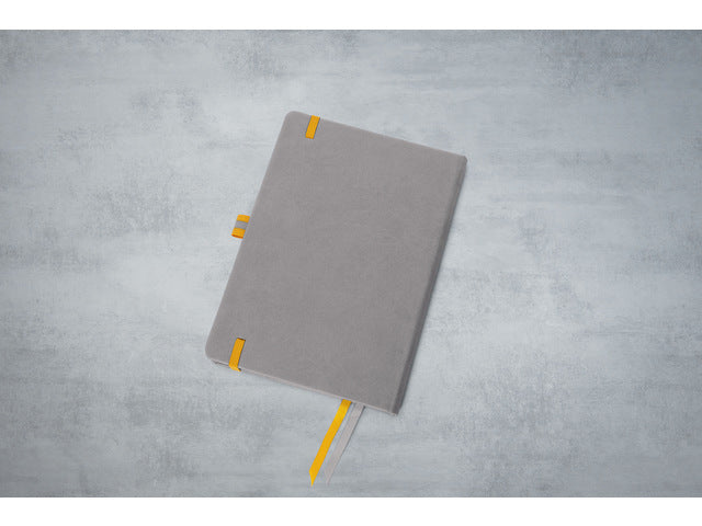 Benachrichtigungsbuch Linescape A5, hellgrau, gelinieert, Hardcover