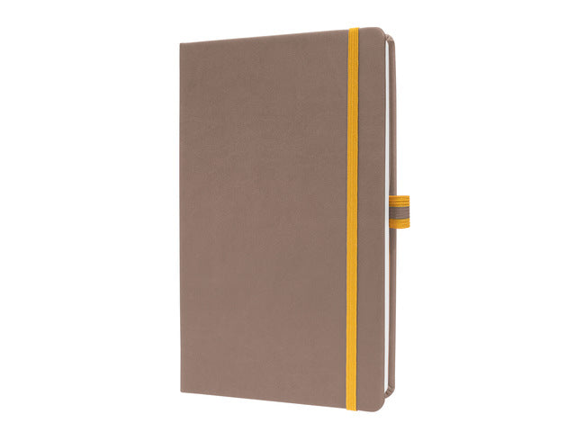 Notitieboek Linescape A5 bruin gelinieerd hardcover