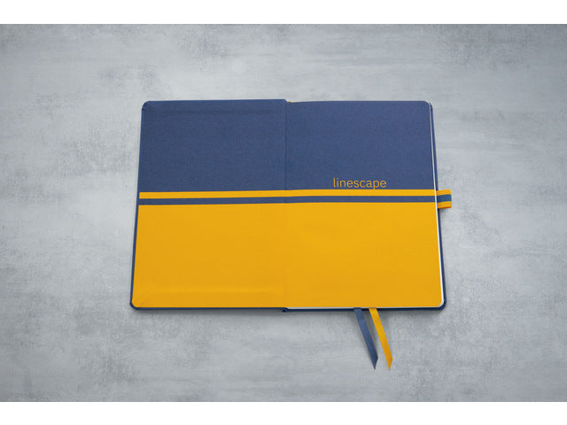 Notitieboek Linescape A5 blauw gelinieerd hardcover