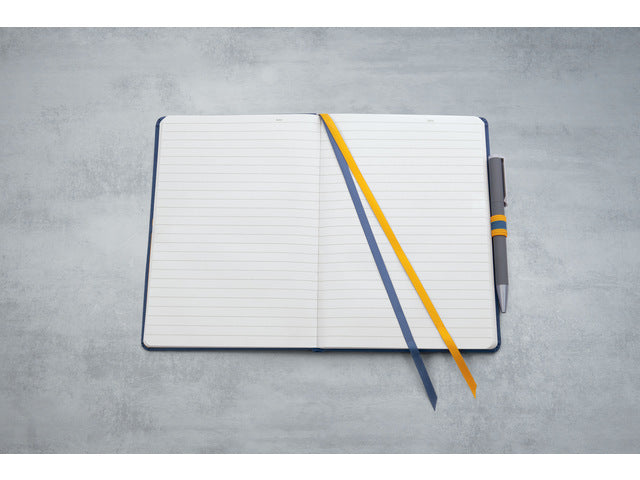 Notitieboek Linescape A5 blauw gelinieerd hardcover