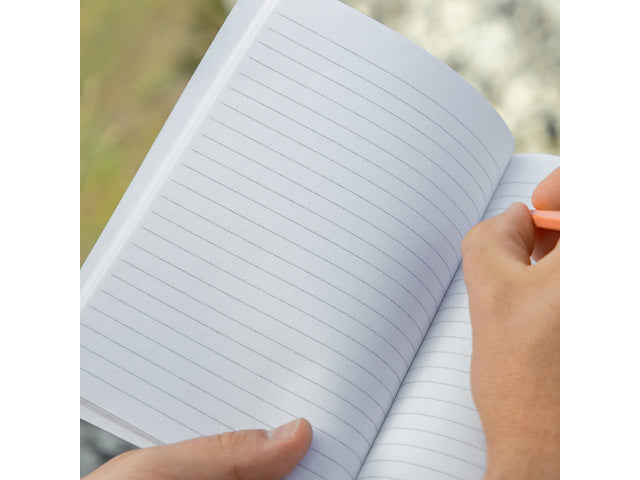 Notitieboek Re-Up A5 lichtgrijs gelinieerd softcover