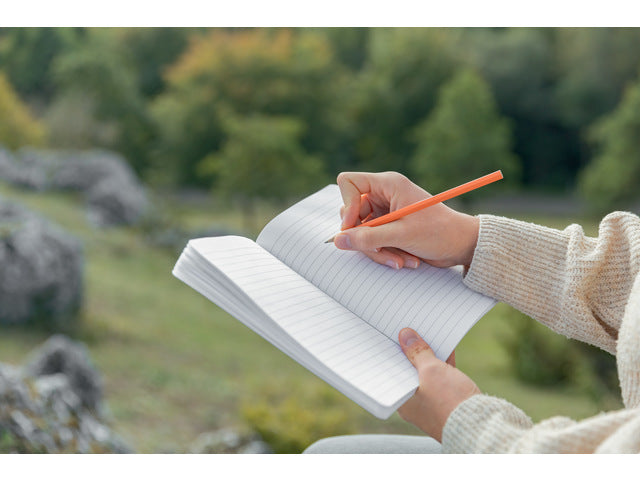 Notitieboek Re-Up A5 lichtgrijs gelinieerd softcover