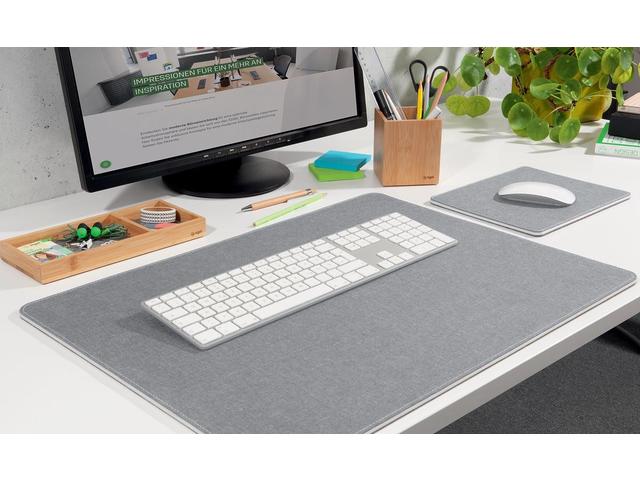 Bureauonderlegger EYE STYLE l.grijs-zwart 600x450x7mm