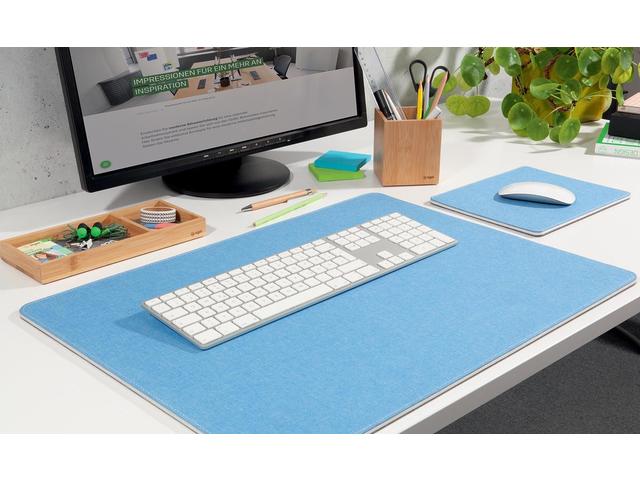 Bureauonderlegger EYE STYLE l.grijs-blauw 600x450x7mm