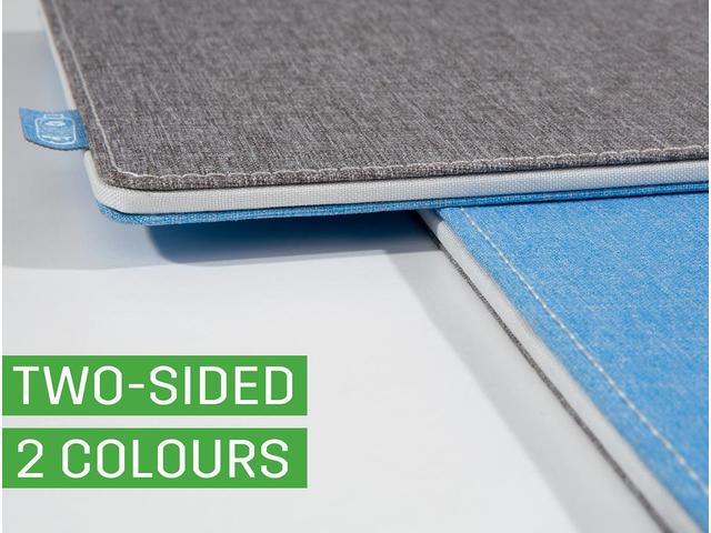 Bureauonderlegger EYE STYLE l.grijs-blauw 600x450x7mm