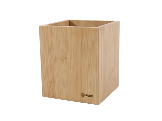 Pennenkoker EYE STYLE bamboe 92x92x106mm