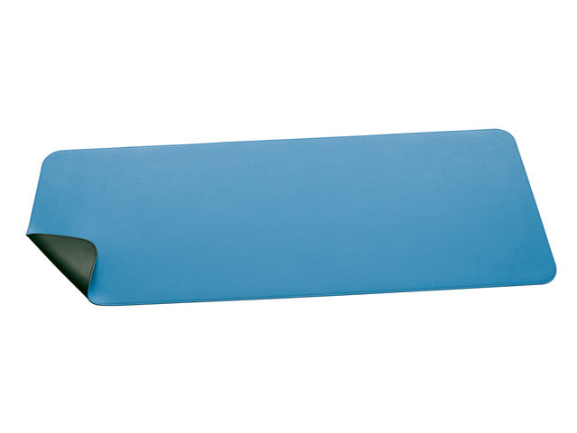 Onderlegger oprolbaar Sigel blauw-groen, 800x300x2mm imitatieleer, dubbelzijdig