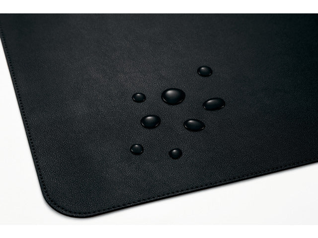 Onderlegger oprolbaar Sigel zwart-zwart, 800x300x2mm imitatieleer, dubbelzijdig