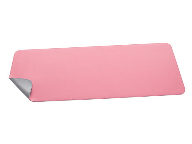 Onderlegger oprolbaar Sigel roze-zilver, 800x300x2mm imitatieleer, dubbelzijdig