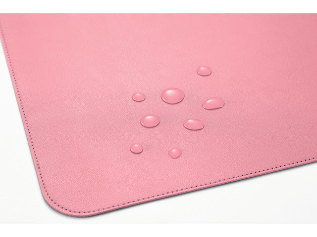 Onderlegger oprolbaar Sigel roze-zilver, 800x300x2mm imitatieleer, dubbelzijdig