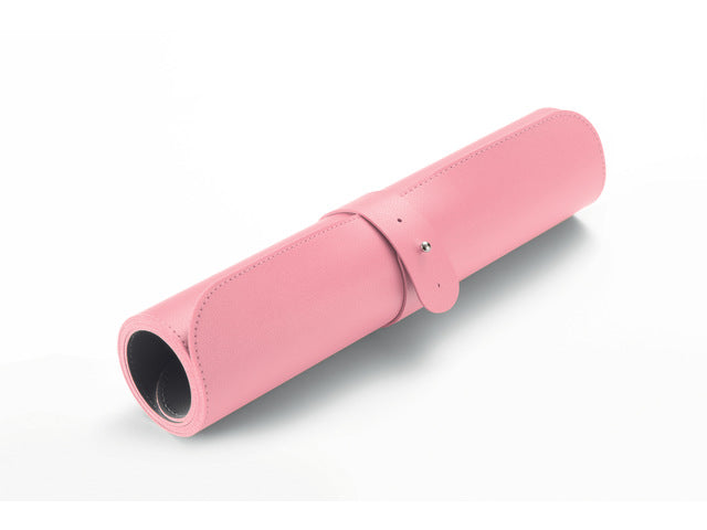 Onderlegger oprolbaar Sigel roze-zilver, 800x300x2mm imitatieleer, dubbelzijdig