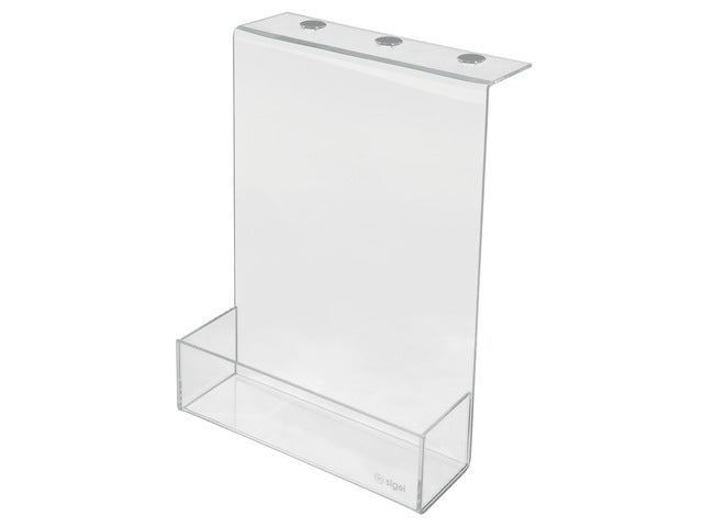 Opbergbox Sigel akoestiek Acryl, transparent 220x300x60 mm