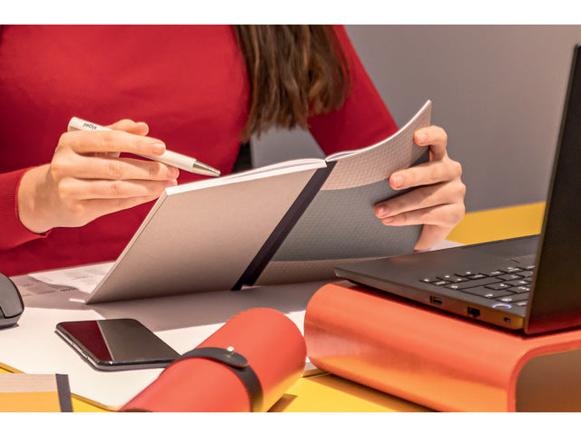 Notitieboek Sigel A5 zachtgeel softcover