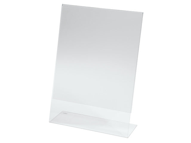 Tafelstandaard Sigel glashelder A4 schuin