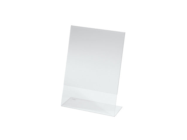 Tafelstandaard Sigel glashelder A5 schuin