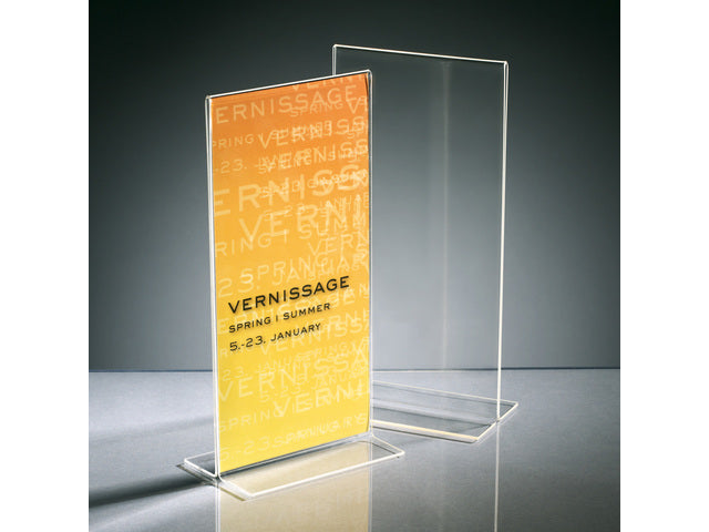 Tafelstandaard Sigel glashelder DIN lang 105x210mm